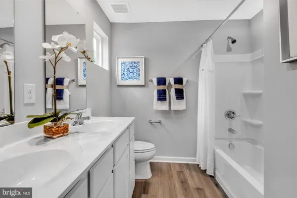 a bathroom with a sink a toilet and a bathtub