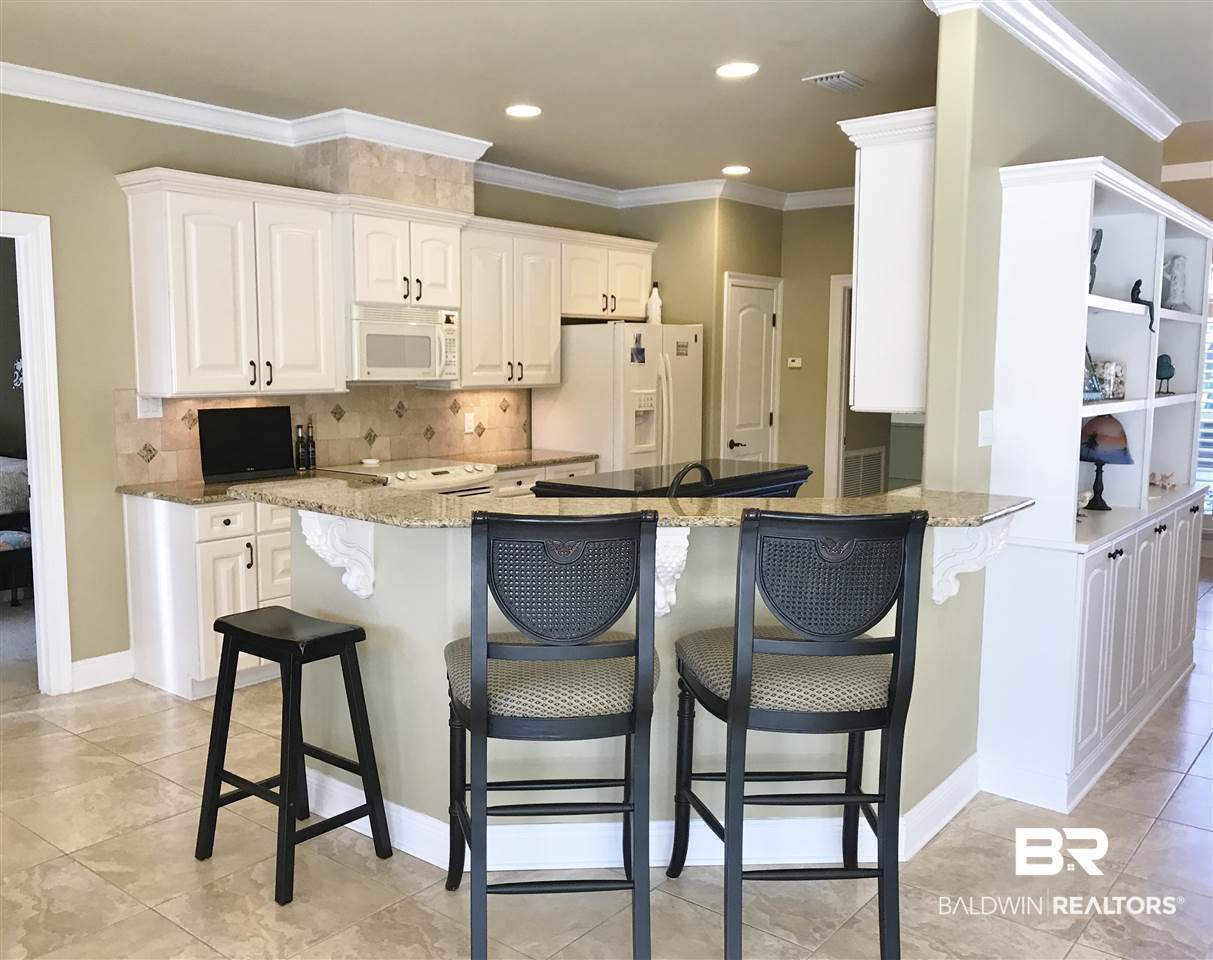 30840 West Ono North Loop Orange Beach, AL 36561 - Photo 13 of 49 Breakfast Bar In Kitchen