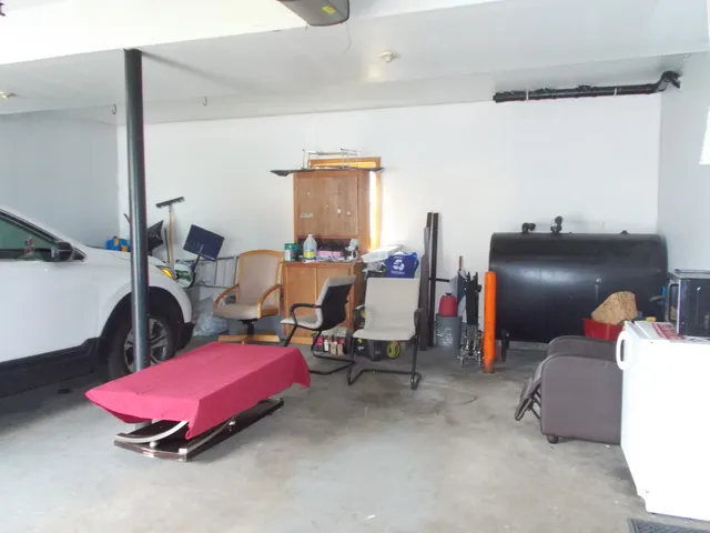 a room with gym equipment