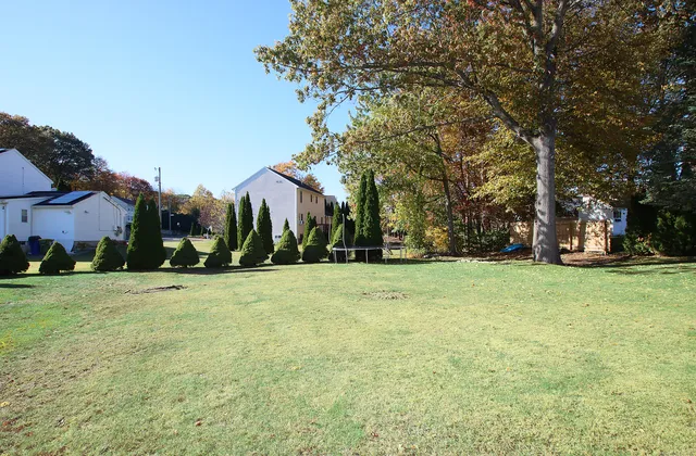a view of a street with houses