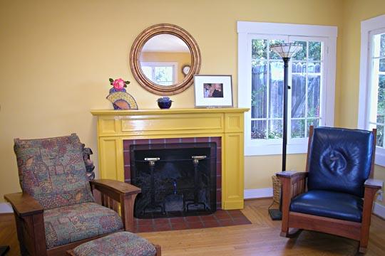 711 Moreno Road Santa Barbara, CA 93103 - Photo 3 of 18 a living room with furniture and a fireplace