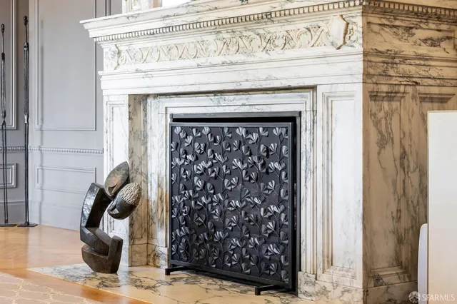 a kitchen with lots of counter top space