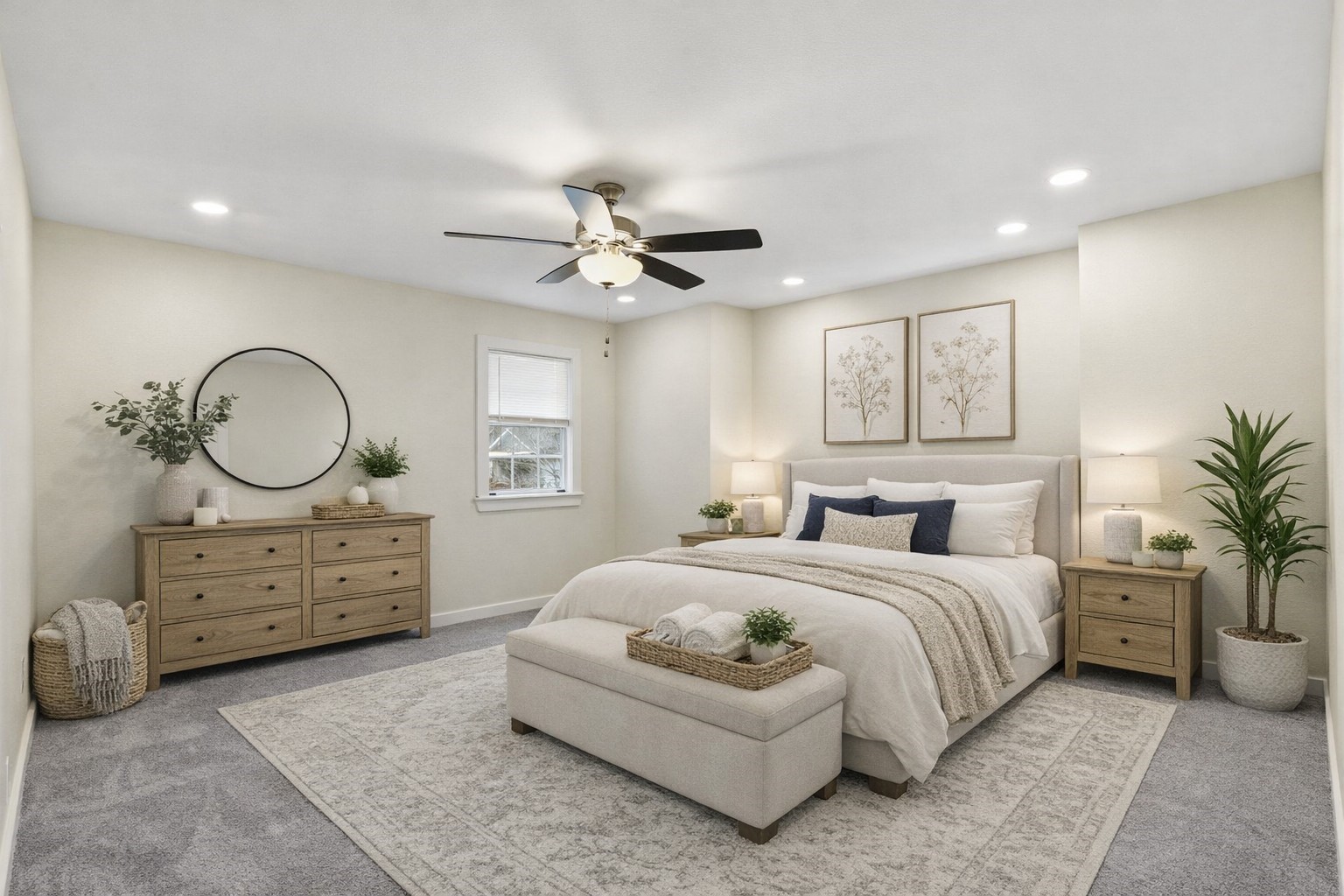 900 Cedar Road Clear Lake Shores, TX 77565 - Photo 19 of 37 The Primary Bedroom is a nice sized room with an indented wall, perfect for that calm cozy setting.