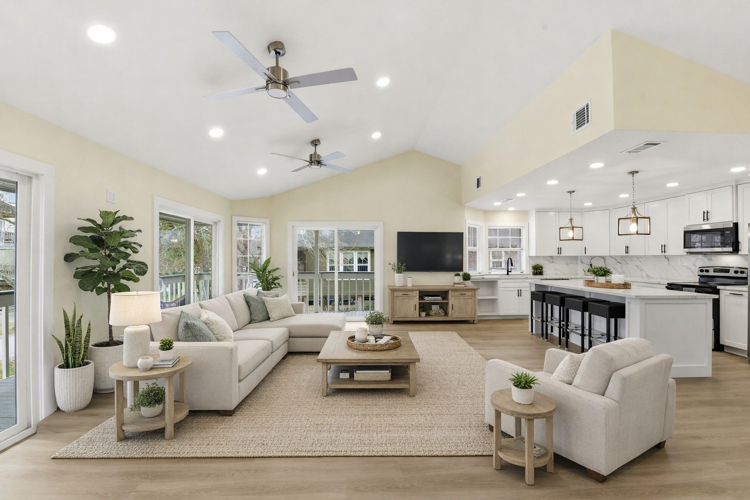 900 Cedar Road Clear Lake Shores, TX 77565 - Photo 7 of 37 Enjoy the open concept of the upstairs with lots of natural lighting.