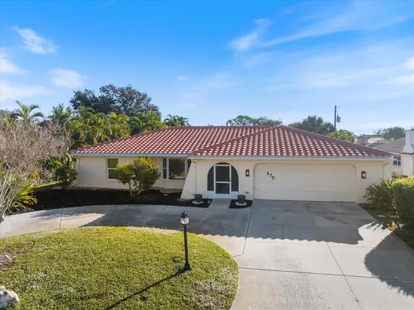 a view of a house with a patio