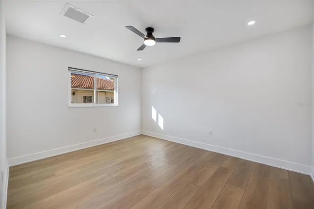 wooden floor in an empty room