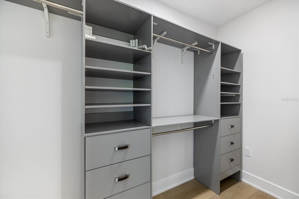 470 Leger Drive Nokomis, FL 34275 - Photo 31 of 51 a view of walk in closet with empty racks