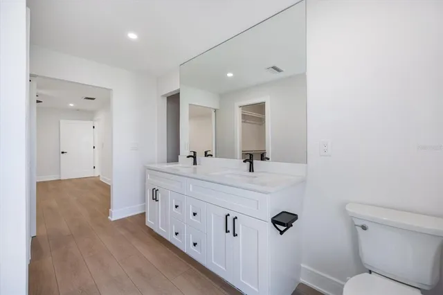 a view of small space with racks on the wall