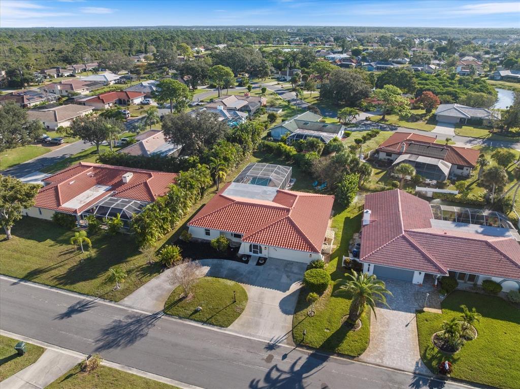 470 Leger Drive Nokomis, FL 34275 - Photo 45 of 51 an aerial view of residential houses with outdoor space