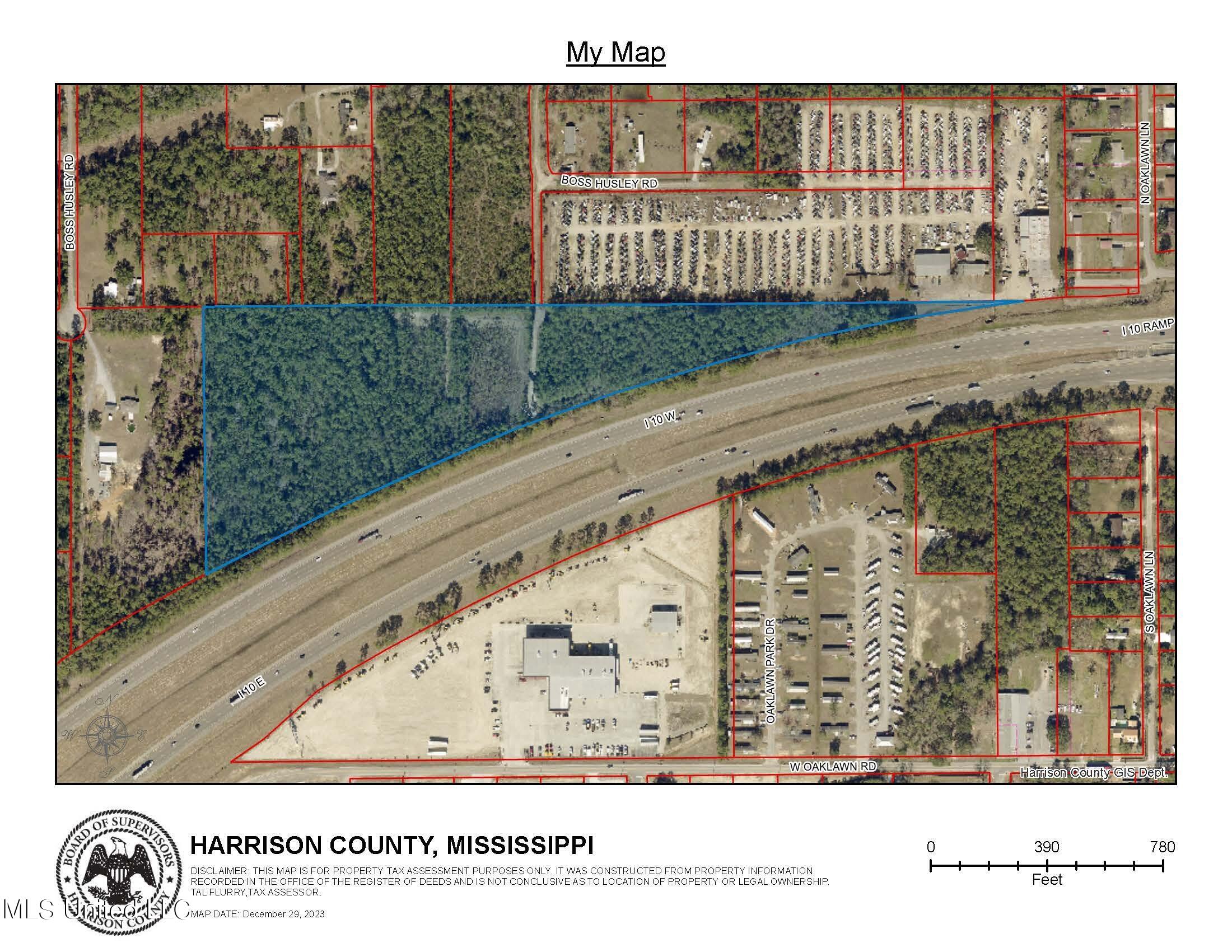 0 Boss Husley Road Biloxi, MS 39532 - Photo 1 of 1 0 Boss Husley- 16.8 Acres- Aerial