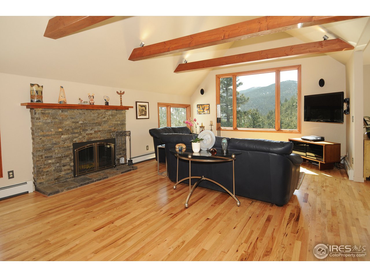 259 Kelly Road East Boulder, CO 80302 - Photo 8 of 25 Vaulted Living Room