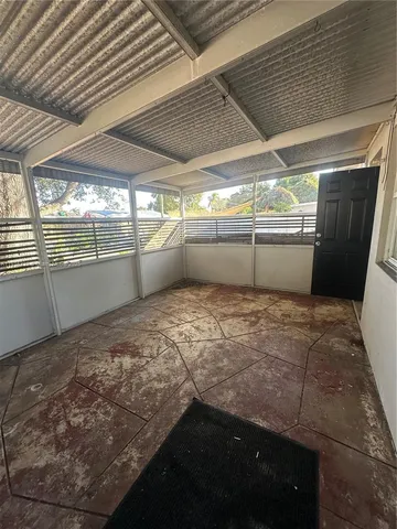 a view of a room with window