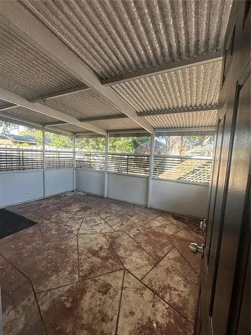 a house view with a backyard space