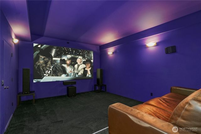 a room with furniture