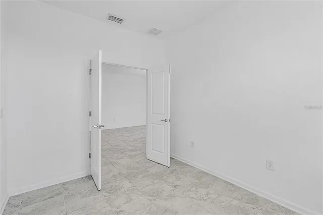 an empty room with an empty space