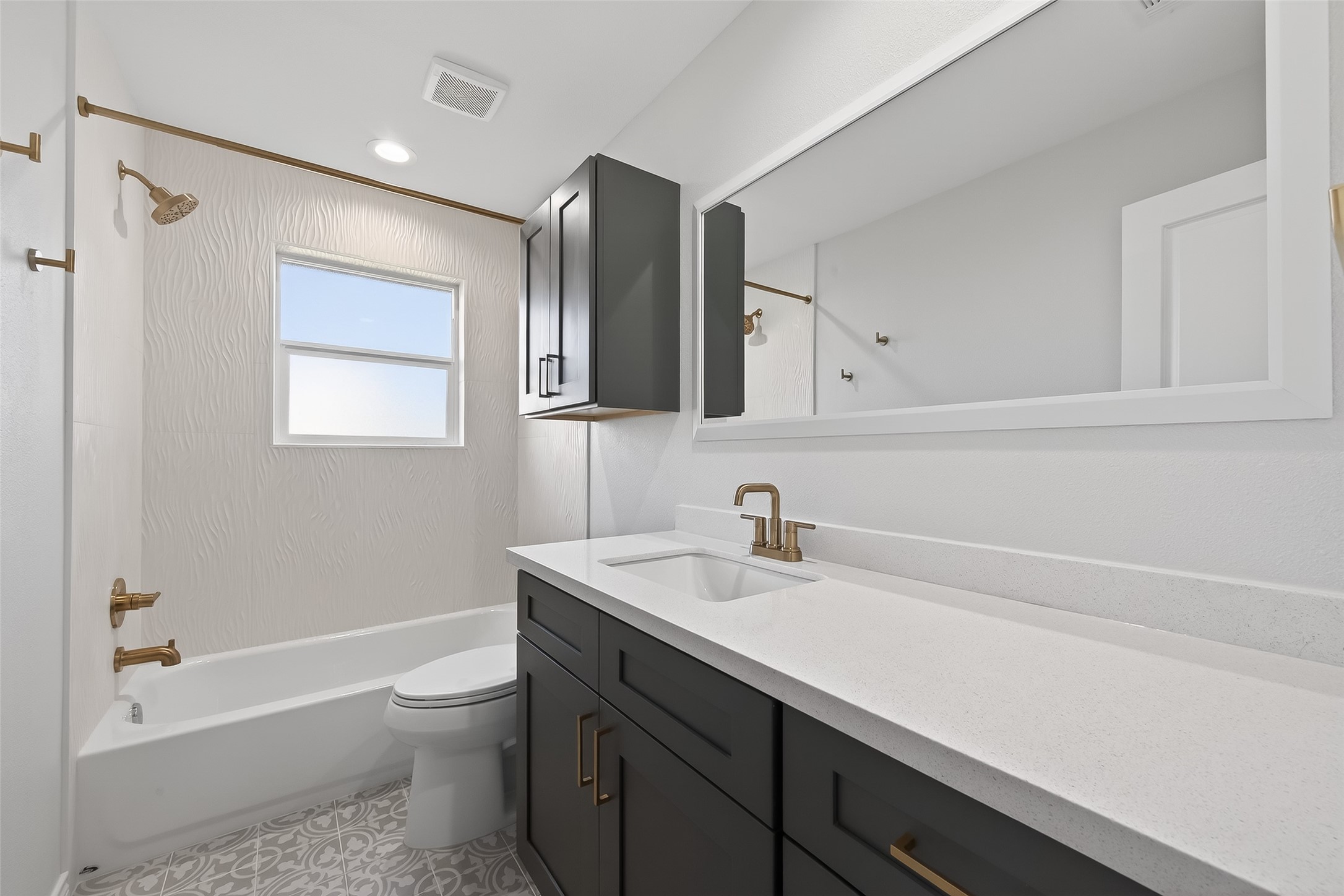 1920 Ripple Creek Drive Rosenberg, TX 77471 - Photo 13 of 26 a bathroom with a sink a toilet and shower