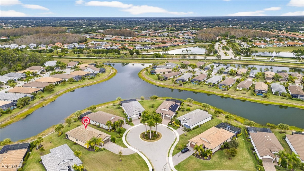11800 Benchley Court Fort Myers, FL 33913 - Photo 36 of 50 an aerial view of ocean residential house with outdoor space