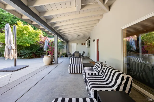 a view of outdoor space and porch