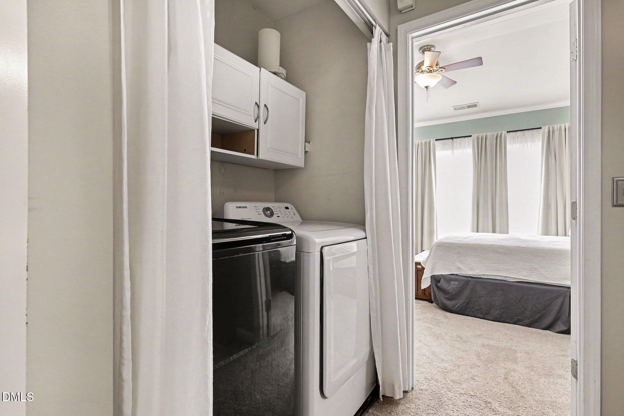 8211 Rhiannon Road Raleigh, NC 27613 - Photo 17 of 25 Laundry Closet