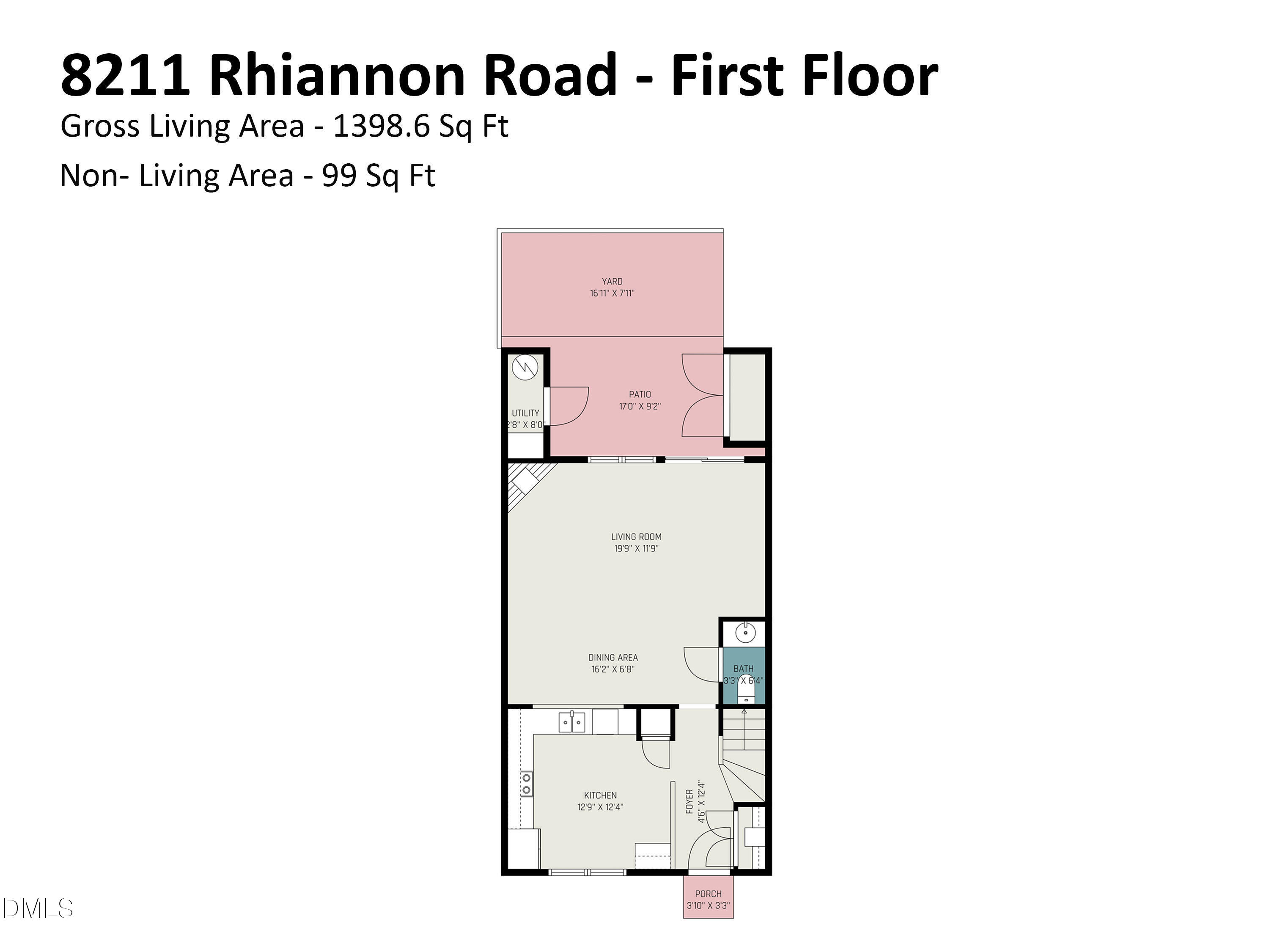 8211 Rhiannon Road Raleigh, NC 27613 - Photo 24 of 25 Rhiannon 1st floor