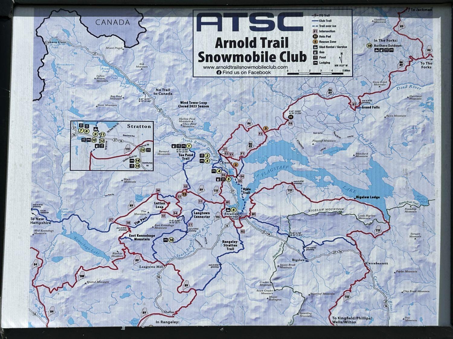 Lot 3 Scott Road Eustis, ME 04936 - Photo 18 of 26 Area snowmobile map