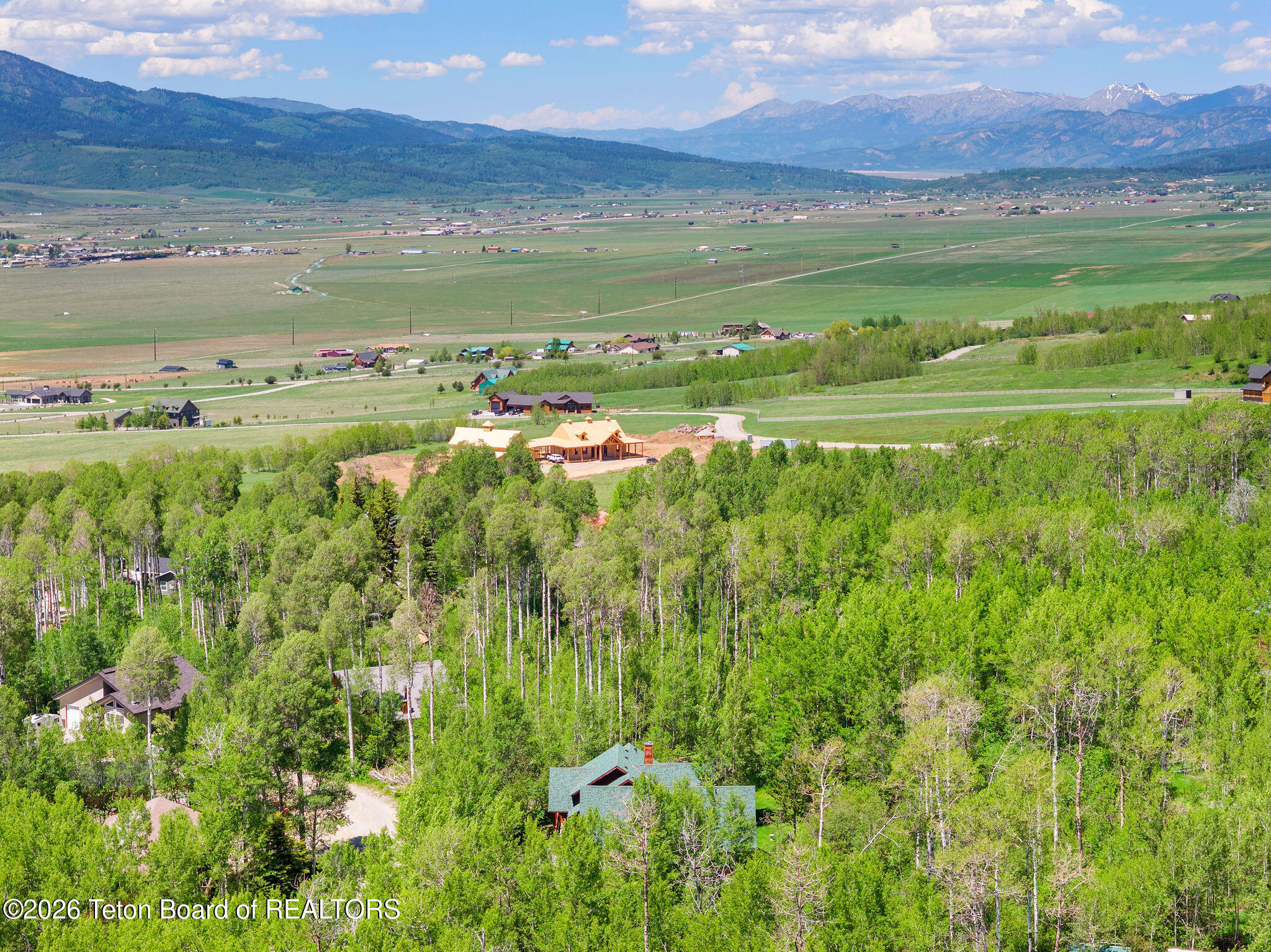 134 Pine Drive Star Valley Ranch, WY 83127 - Photo 47 of 49 Aerial Large Overhead