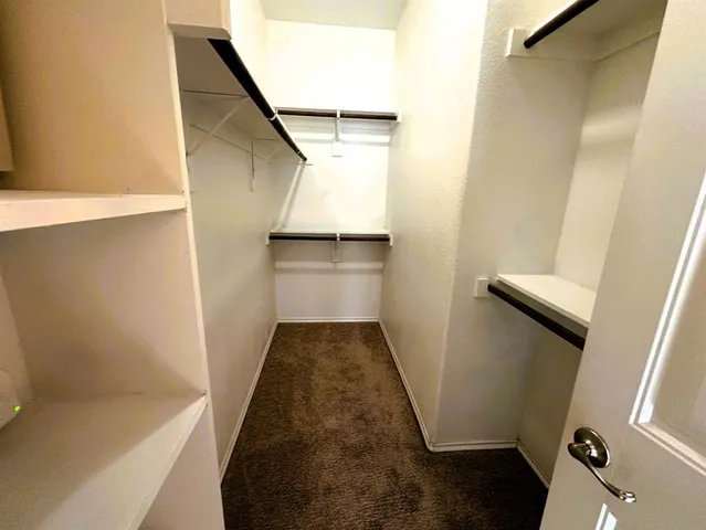a view of walk in closet