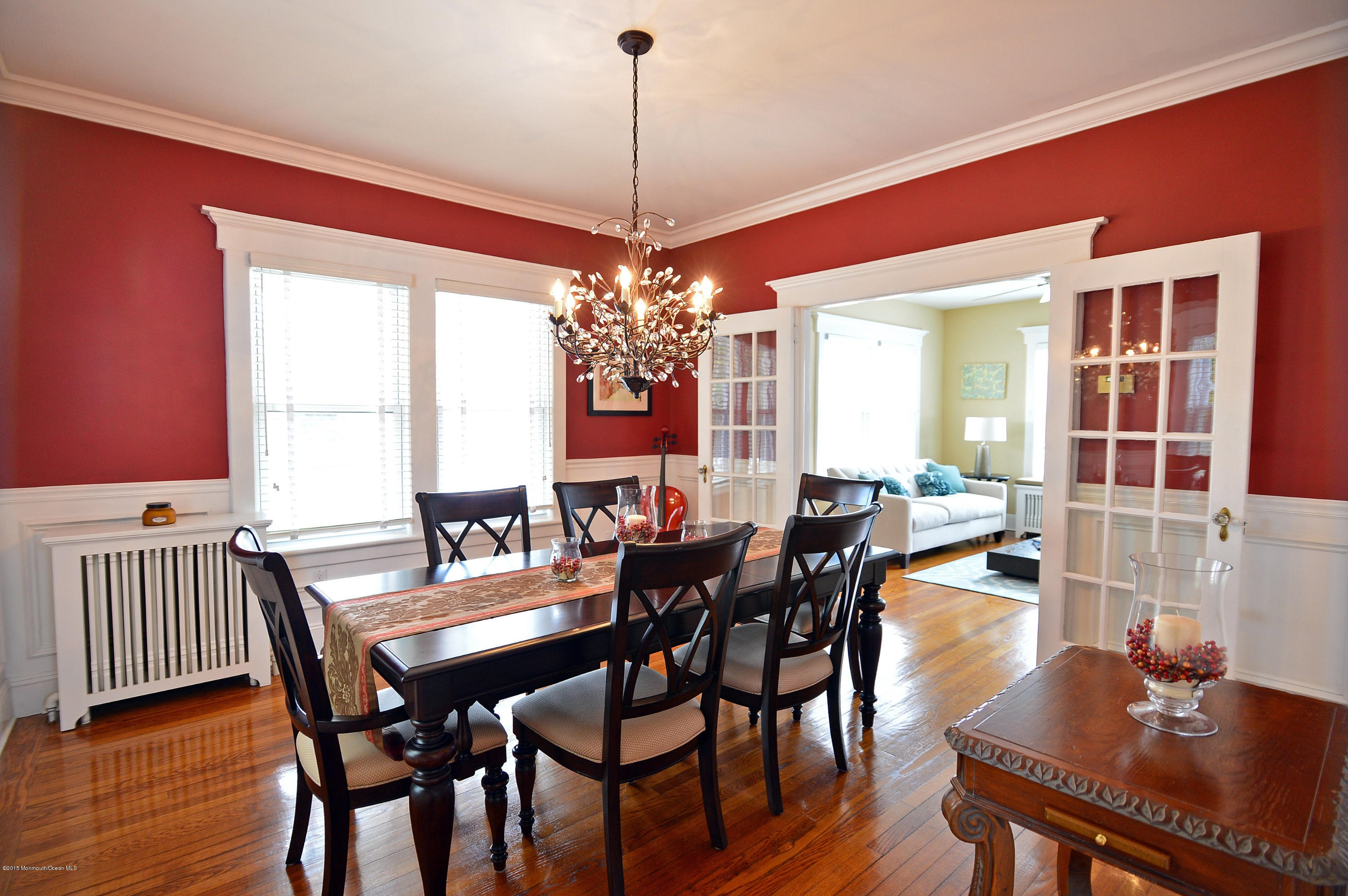 66 Pinckney Road Red Bank, NJ 07701 - Photo 7 of 30 a view of a dining room with furniture window and wooden floor