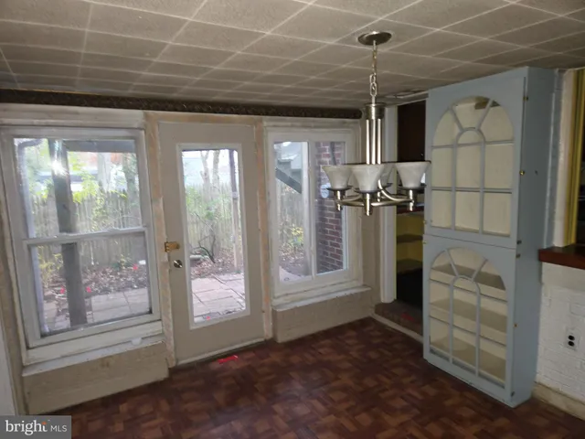 a view of a entryway of the house