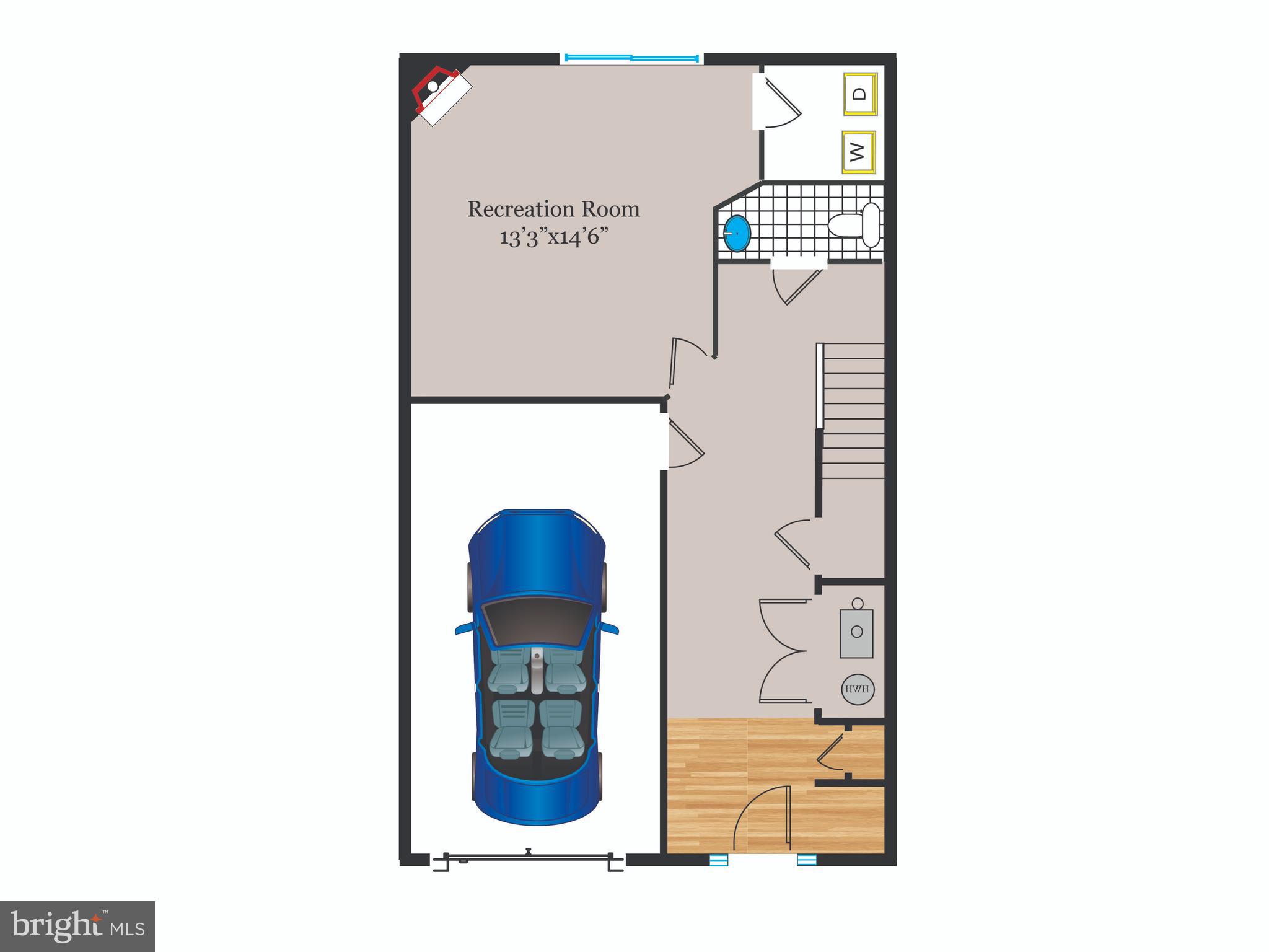 6513 Major Street Alexandria, VA 22312 - Photo 29 of 31 Entry level floor plan