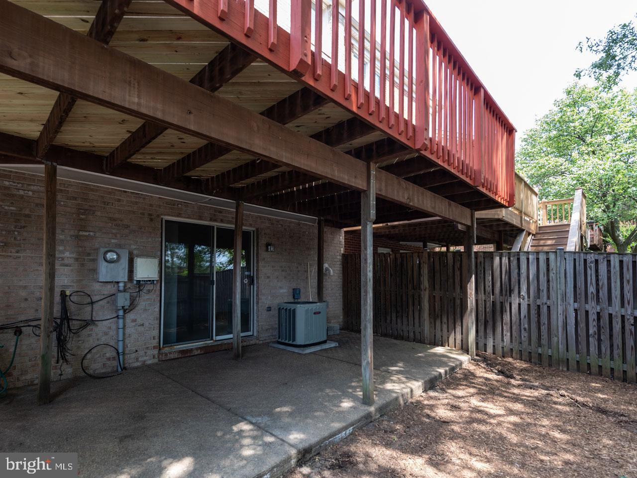 6513 Major Street Alexandria, VA 22312 - Photo 9 of 31 Patio under deck