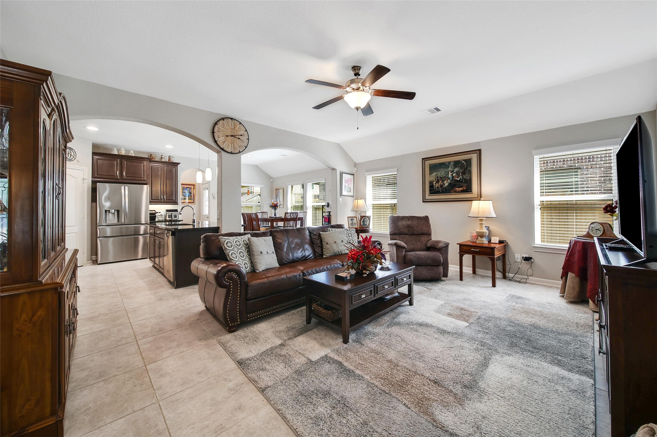214 Pleasant Hill Way Conroe, TX 77304 - Photo 43 of 43 Step into the main living area and appreciate the open floorplan for easy entertaining and seamless family living.
