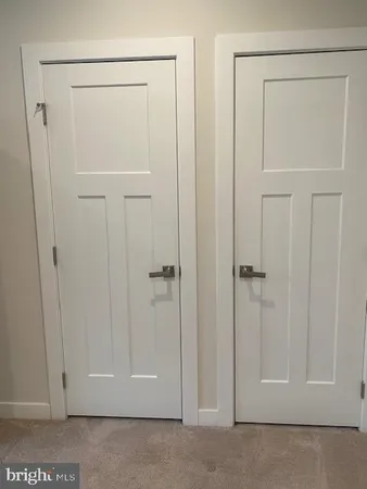 a view of closet area