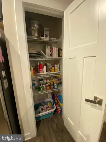 a room with storage and utility