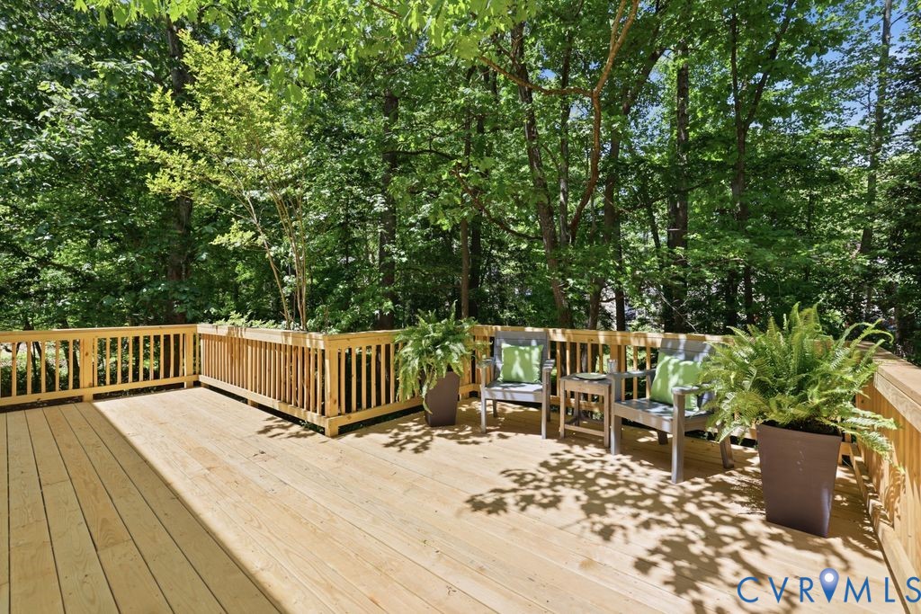 4301 Boones Bluff Way Chesterfield, VA 23832 - Photo 25 of 31 Brand new deck with plenty of space for outdoor en