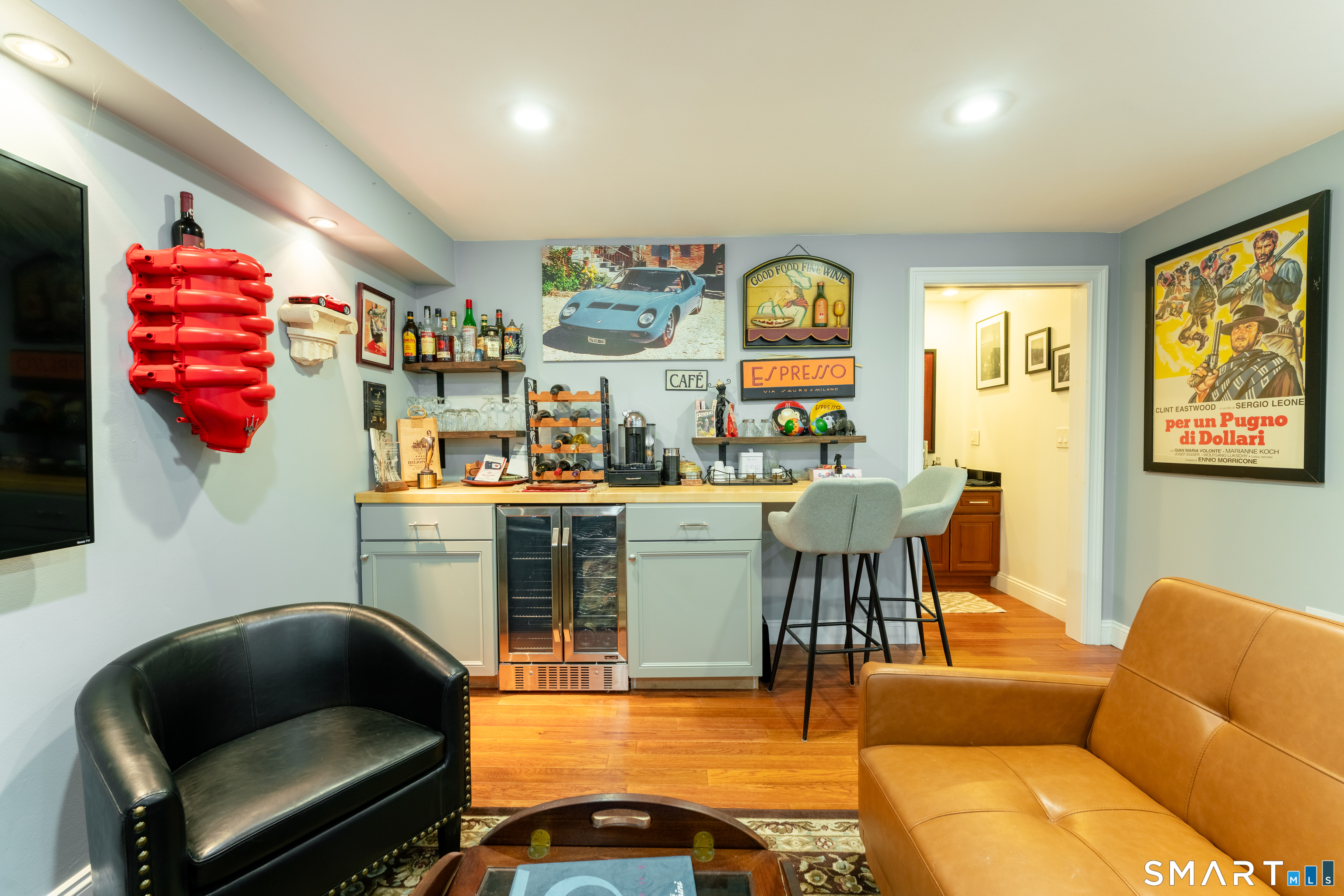 4 Bluebird Lane, Unit 4 Killingly, CT 06241 - Photo 32 of 40 Family room/potential in law with dry bar