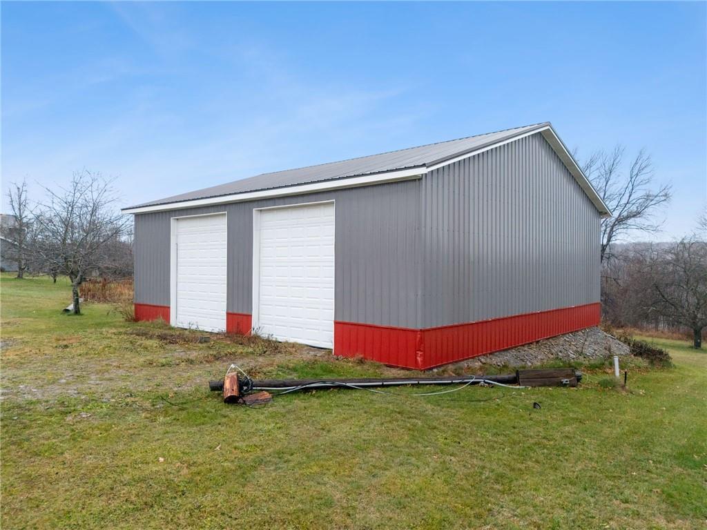 709 Westover Road Westover, PA 16692 - Photo 35 of 41 a view of a backyard with a trampoline