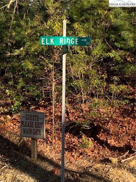 Elk Ridge Road Deep Gap, NC 28618 - Photo 7 of 47 a street sign that is on a tree