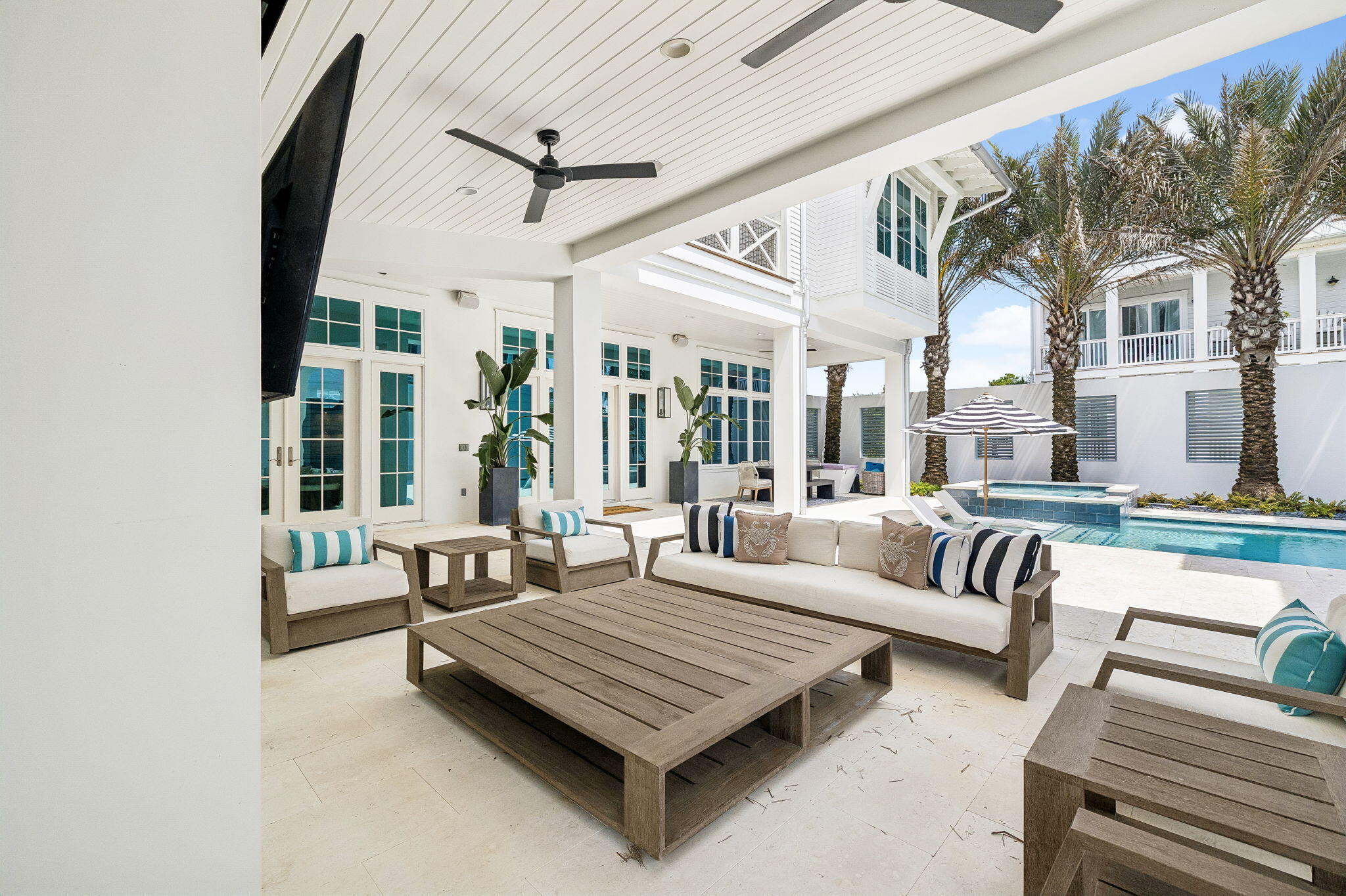 65 A St Inlet Beach Inlet Beach, FL 32461 - Photo 14 of 77 a living room with furniture and a large window