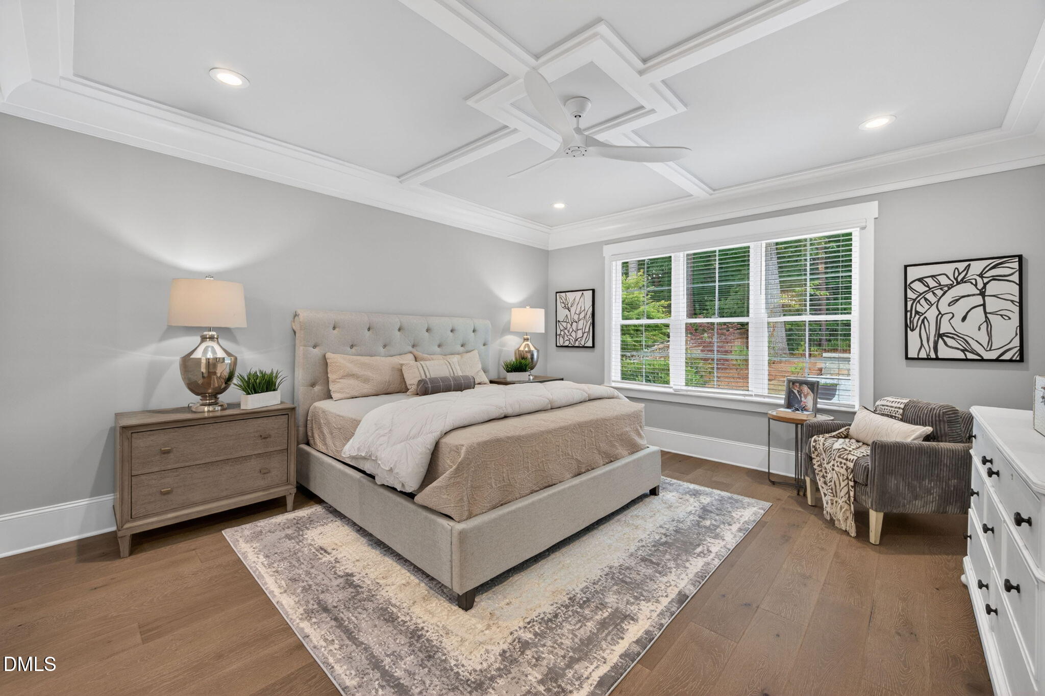 3417 Edgemont Drive Raleigh, NC 27612 - Photo 28 of 83 a bedroom with a large bed and a couch