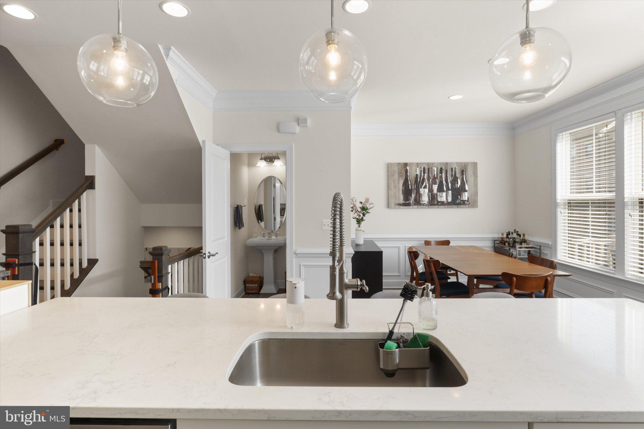 3702 Ambrose Hills Road Falls Church, VA 22041 - Photo 14 of 49 Modern kitchen with elegant finishes.
