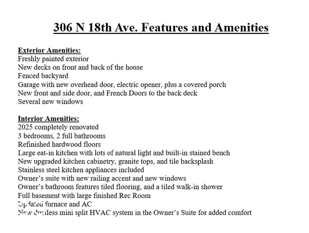 $274,900 | 306 North 18th Avenue, Beech Grove, IN 46107