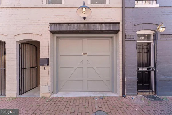 a view of a door of the house