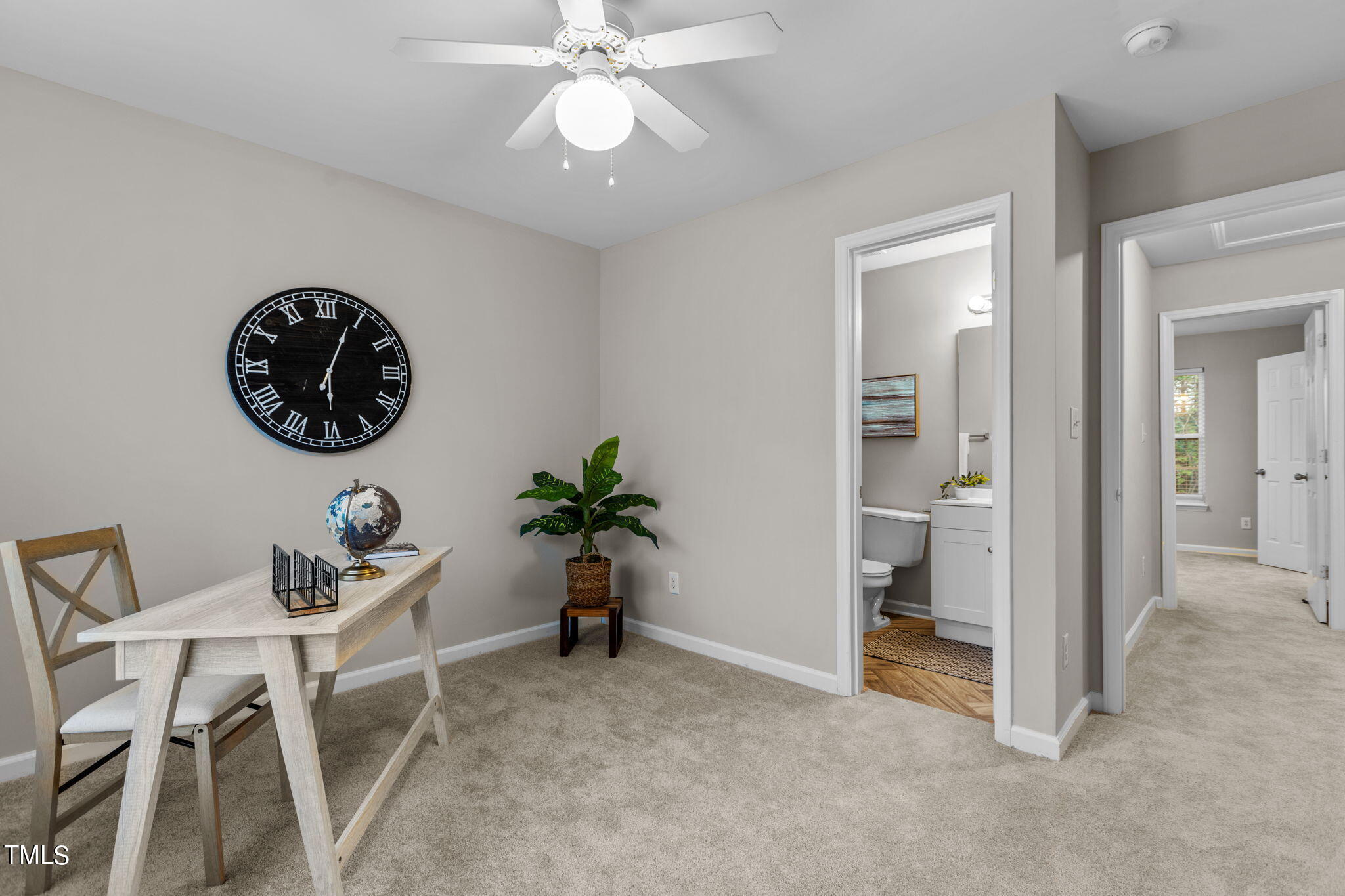 138 Blue Crest Lane Durham, NC 27705 - Photo 16 of 28 a view of a livingroom with furniture and entryway