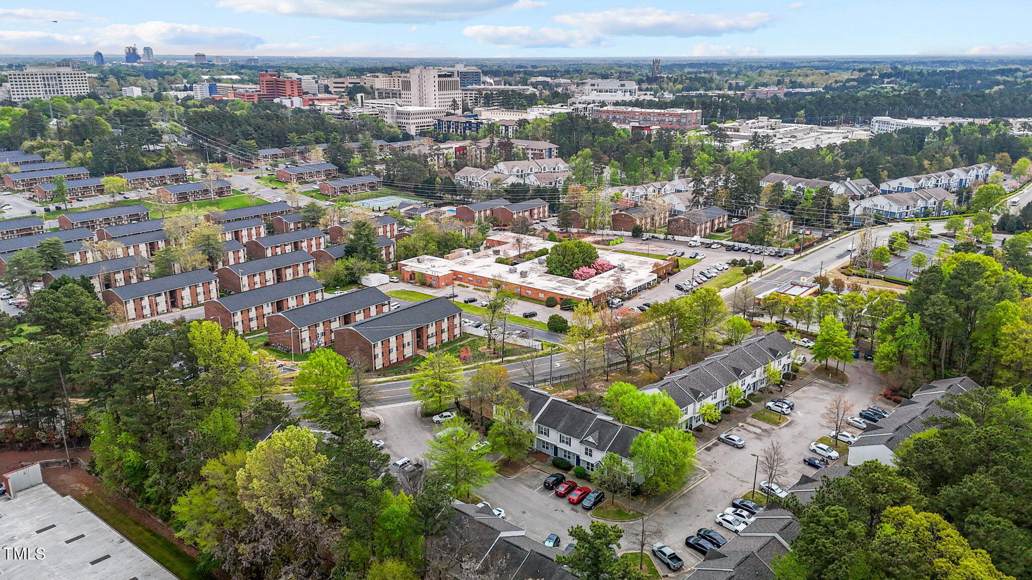 138 Blue Crest Lane Durham, NC 27705 - Photo 23 of 28 an aerial view of residential houses with outdoor space