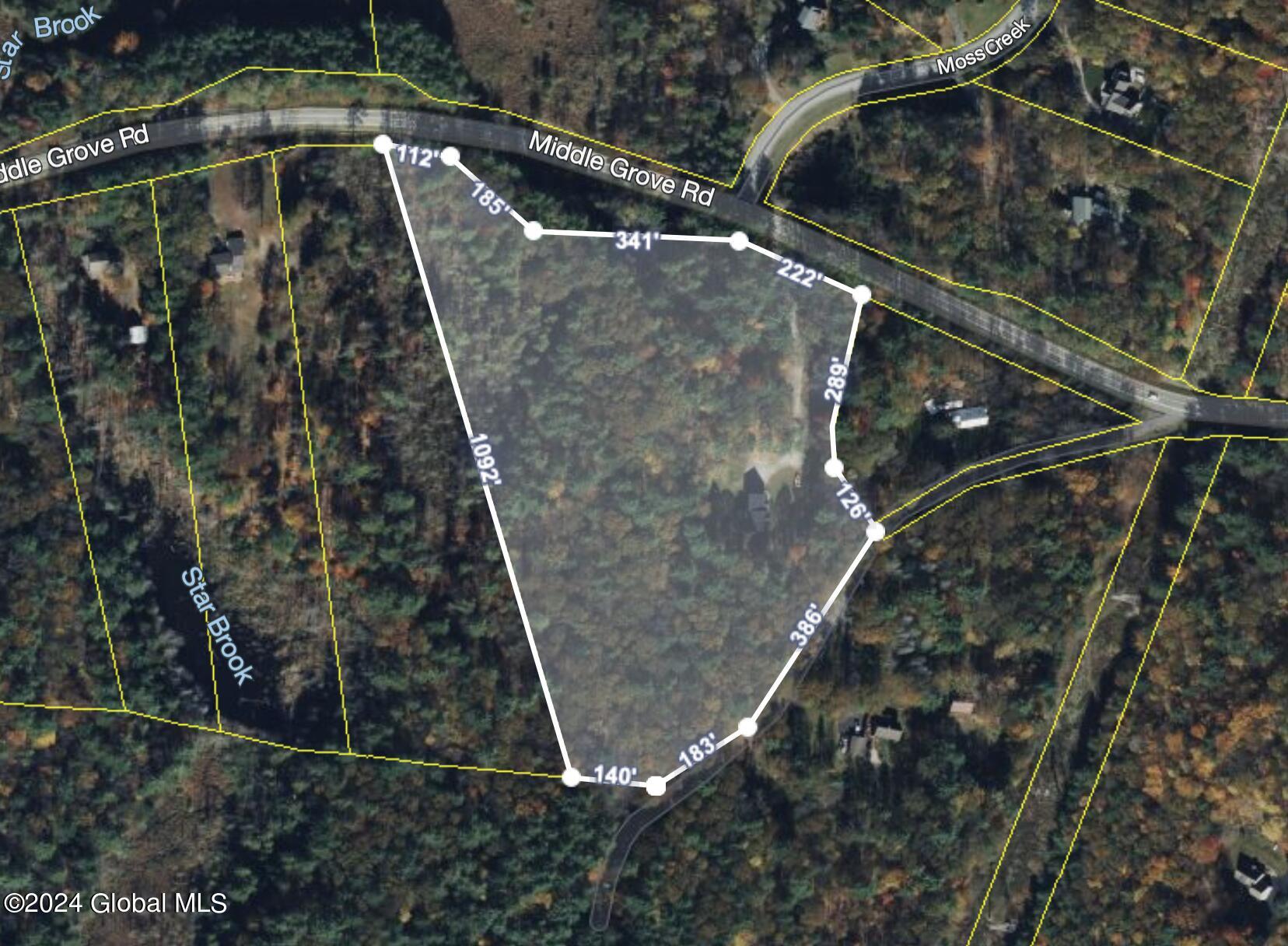 260 Middle Grove Road Greenfield, NY 12850 - Photo 57 of 57 aerial 260 middle grove lot