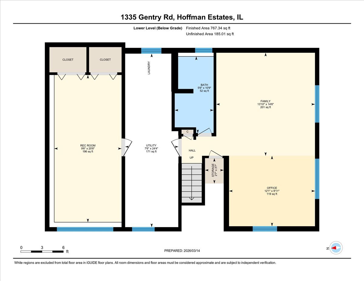 1335 Gentry Road Hoffman Estates, IL 60169 - Photo 33 of 33 a picture of a bathroom with a shower