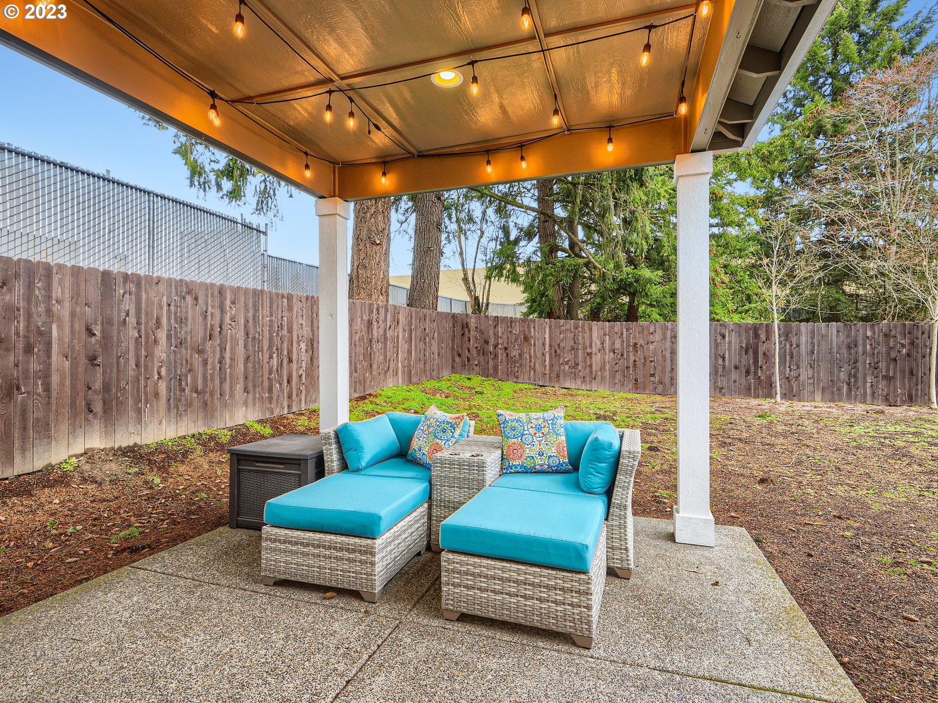 11469 Southwest Gabriel Street Tigard, OR 97224 - Photo 25 of 25 a outdoor living space with patio furniture and a potted plant