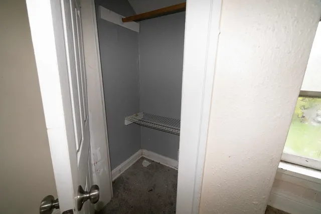 a view of parking garage