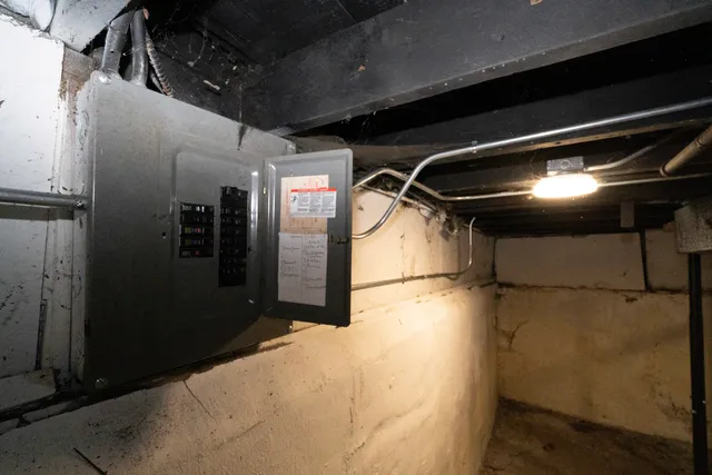 a room with a window